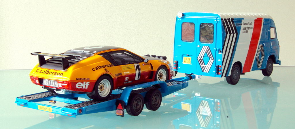 118 OttOmobile Saviem SB2 rally set achter
