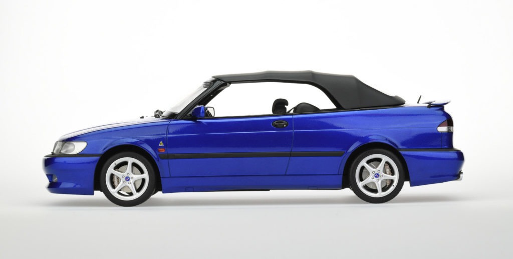 118 DNA Collectibles Saab 9-3 Viggen Convertible (1998) opzij dak