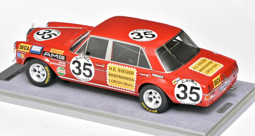 118 Tecnomodel Mercedes-Benz 300SEL 6.8 AMG 24h Spa (1971) achter