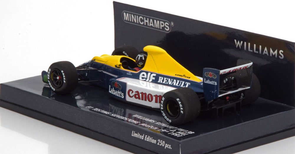F1-Testing-Silverstone-Williams-Renault-FW-13B-Minichamps-437-910000-2