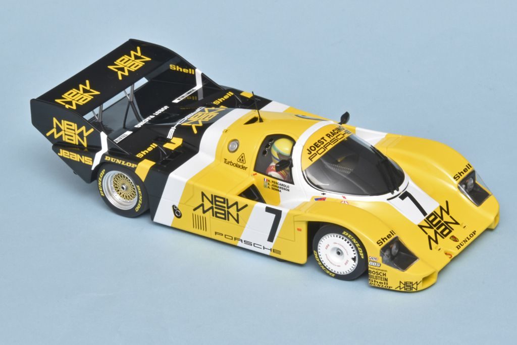 118 Minichamps Porsche 956K 1000km Nürburgring (1984) Senna+Johansson+Pescarolo boven