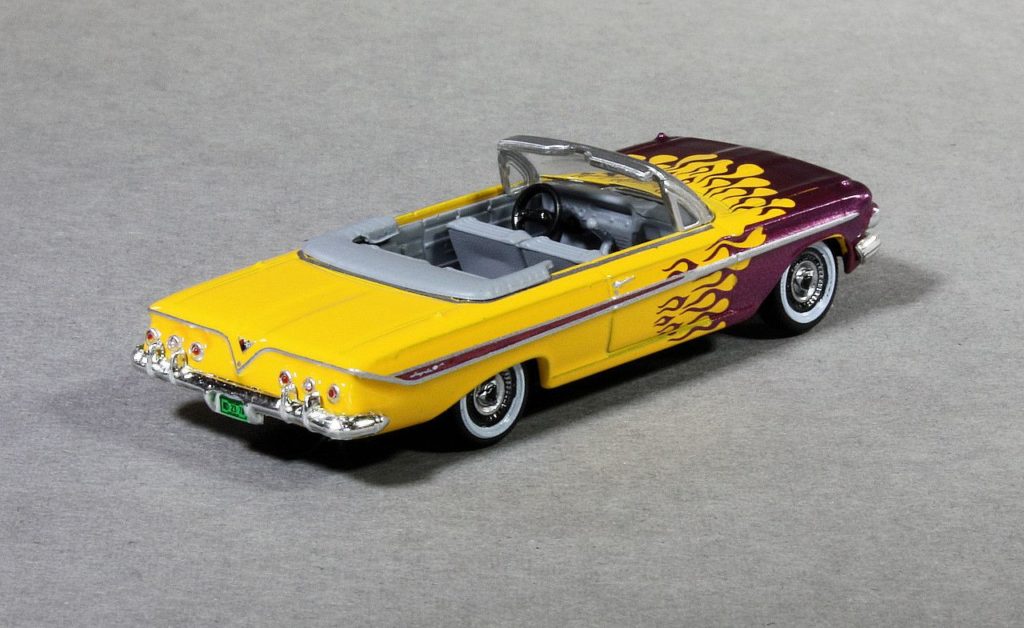 187 Oxford Diecast Chevrolet Impala hot-rod achter