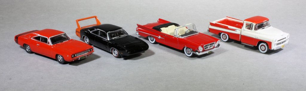 187 Oxford Diecast Chrysler Dodge overzicht