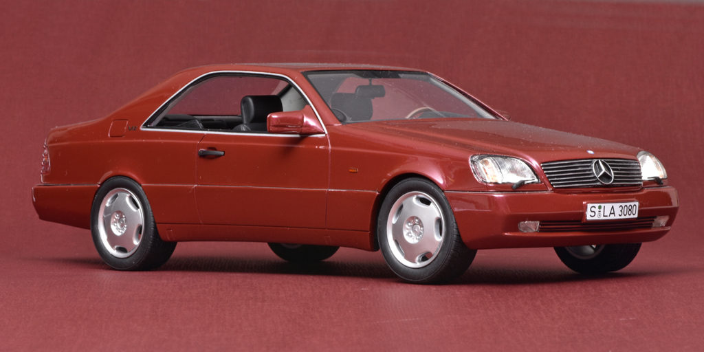 118 Cult Mercedes-Benz 600SEC C140 (1992) rood