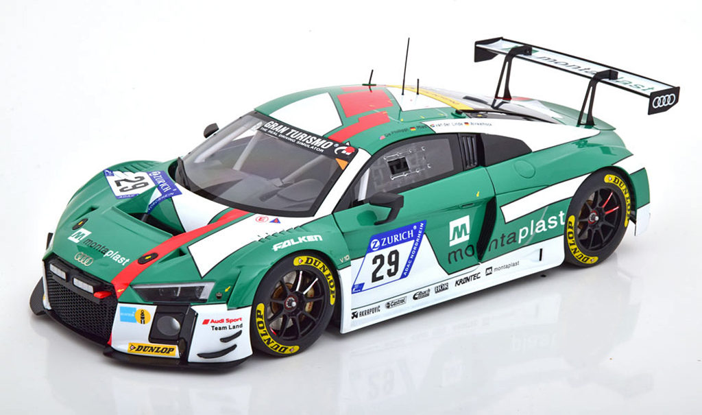 118 AutoArt - Audi R8 LMS winnaar 24h Nürburgring (2017)