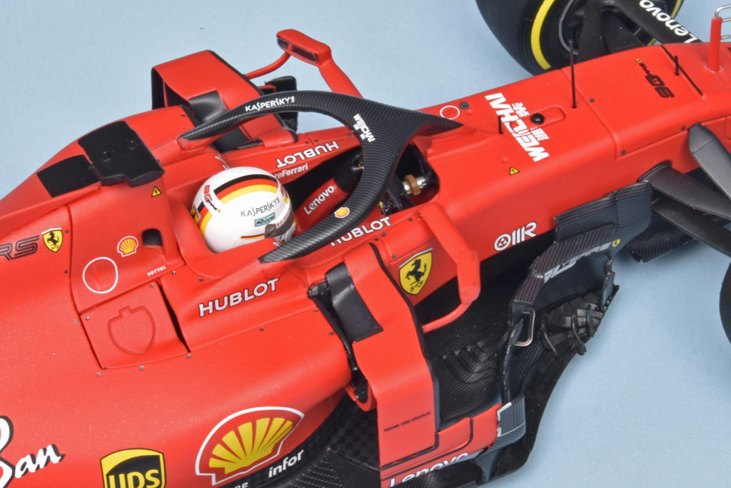 118 BBR Ferrari SF90 F1 GP Australië Vettel (2019) cockpit