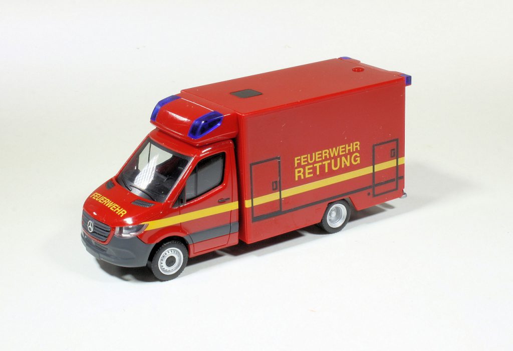 187 Herpa Mercedes-Benz Sprinter Fahrtec Ambulance