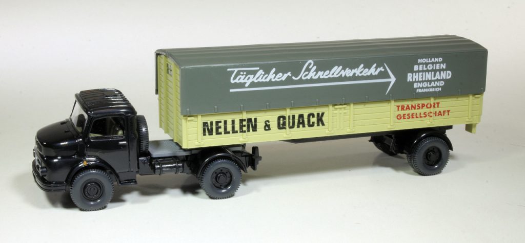 187 Wiking Mercedes-Benz Kurzhauber Nellen & Quack opzij