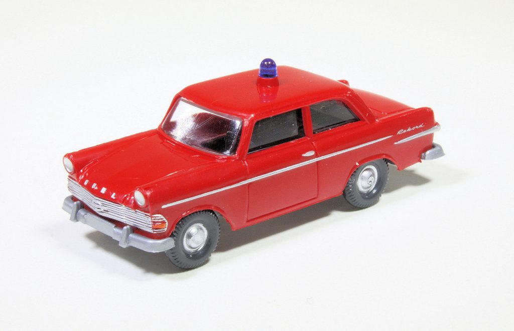 187 Wiking Opel Rekord P2 Brandweer