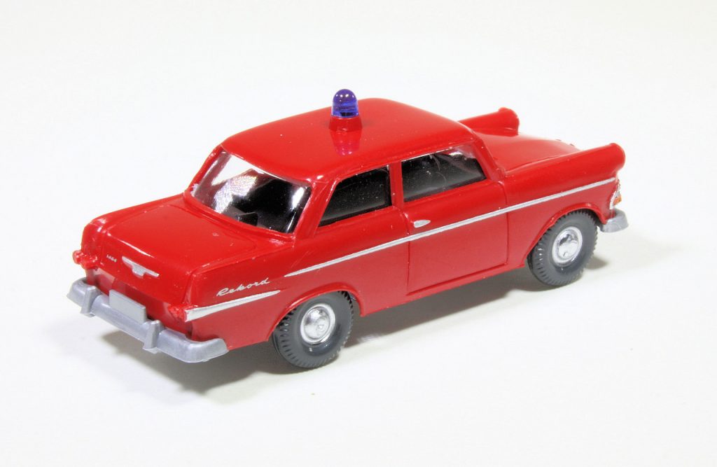187 Wiking Opel Rekord P2 Brandweer achter