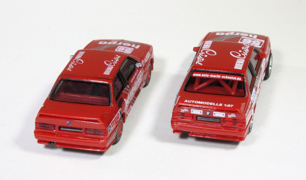 187 Herpa BMW M3 E30 Tauber Autosport achter