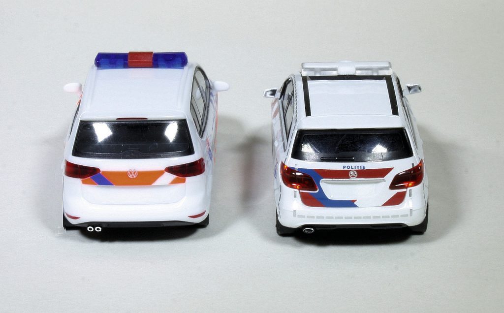 187 Herpa FVC-decals Mercedes-Benz B-Klasse Politie achter