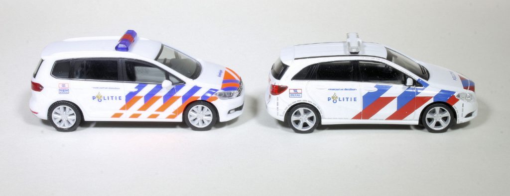 187 Herpa FVC-decals Mercedes-Benz B-Klasse Politie rechts