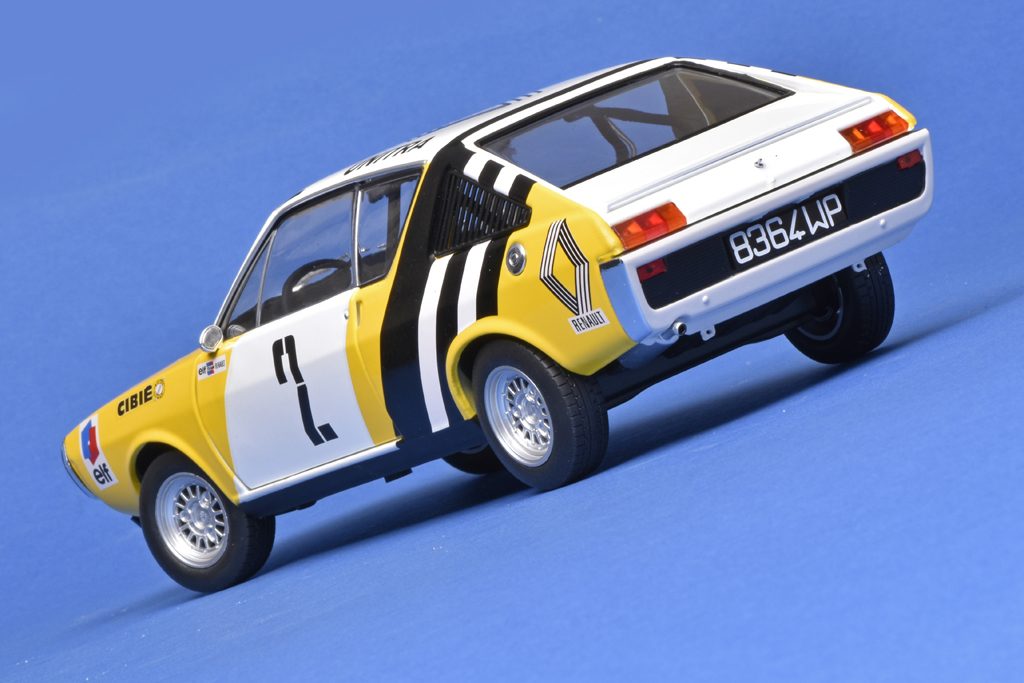 118 Solido Renault 17 Gordini Rally Polen (1976) Krupa+Mystkow achter
