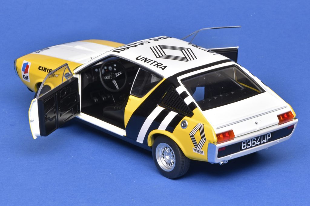 118 Solido Renault 17 Gordini Rally Polen (1976) Krupa+Mystkow open