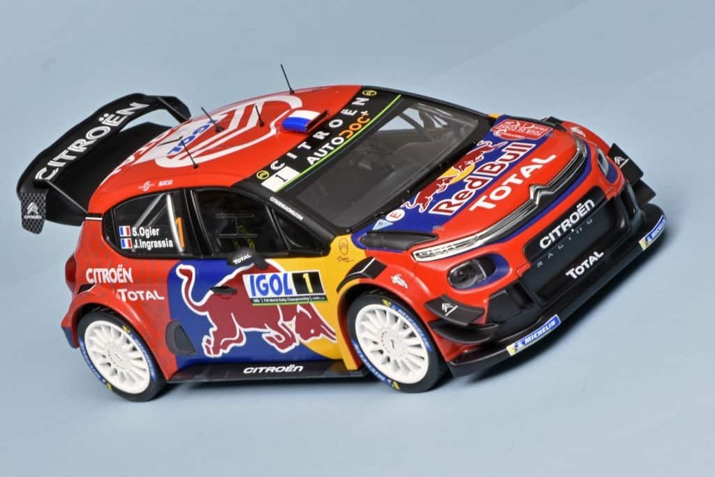 118 Norev Citroën C3 WRC Tour de Corse (2019) Ogier-Ingrassia