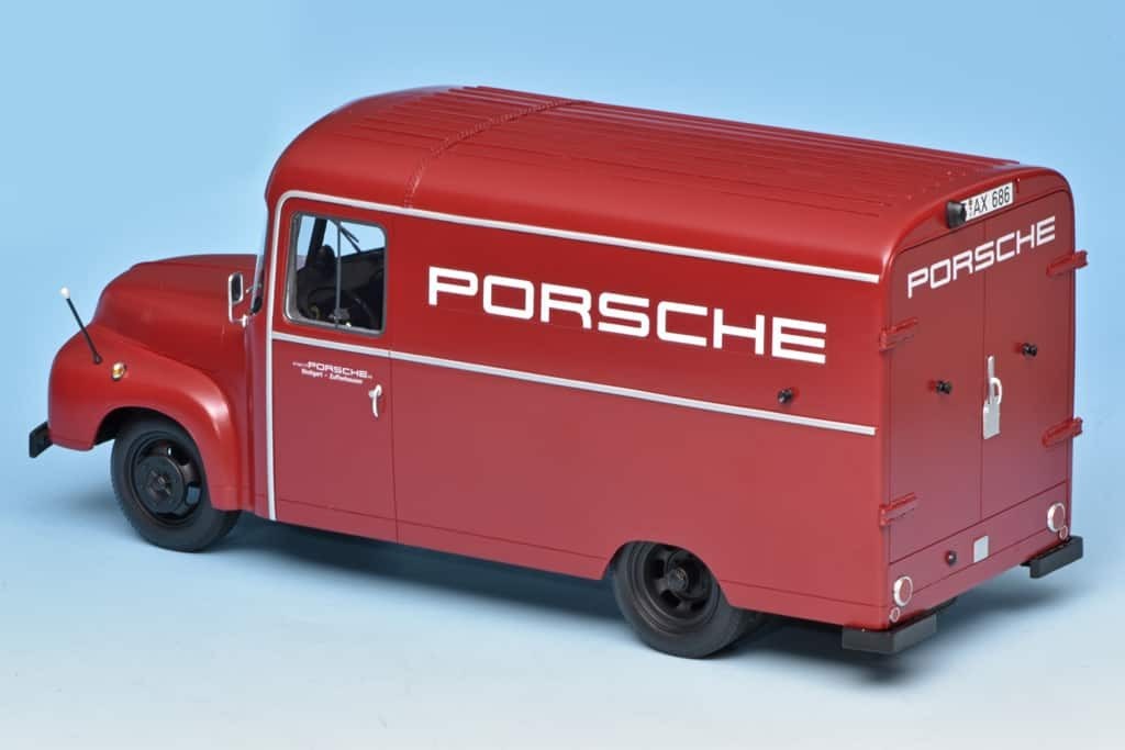 118 Schuco ProR Opel Blitz Porsche achter