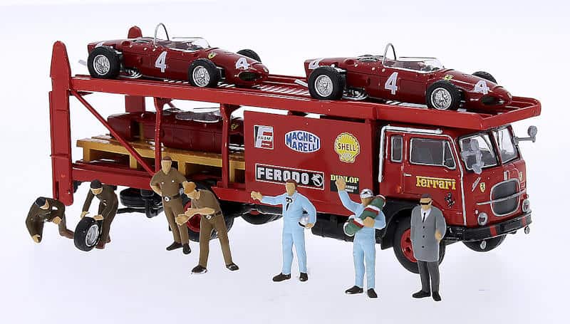 WEB.187 Brekina Fiat autotransport Ferrari