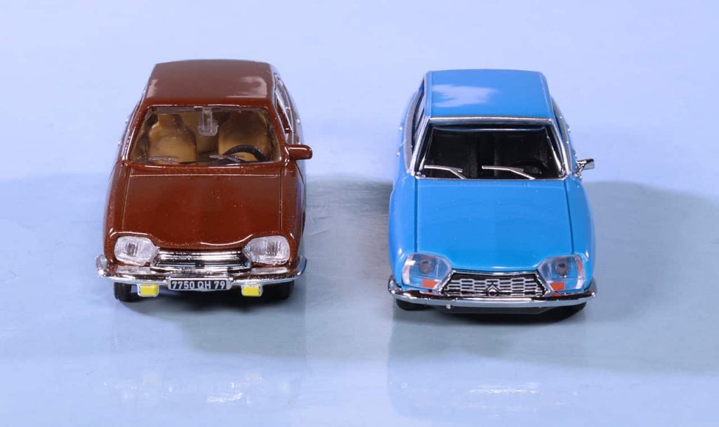 187 Herpa Citroën GS blauw met Norev voor