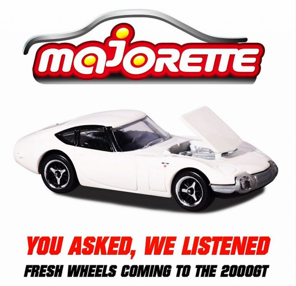 3-inch Majorette Toyota 2000GT 2