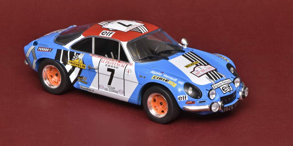 118 Ixo Alpine Renault A110 1800 Tour de Corse (1973) Thérier+Callewaert
