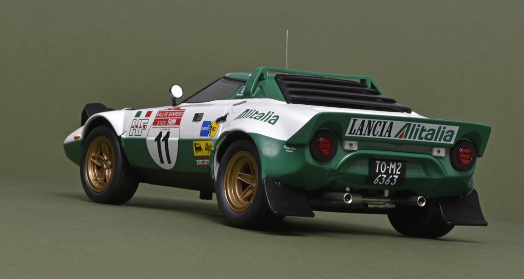 118 Ixo Lancia Stratos HF San Remo (1975) Waldegärd+Thorszelius achter