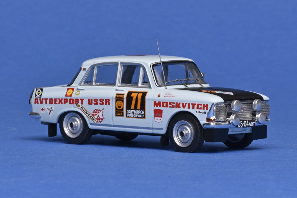 43ixo-Moskwitch 412-#71 Rally London Mexico 1970-1