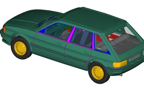 1;76 Oxford Diecast Austin Maestro 1