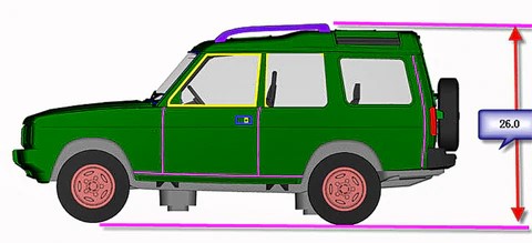 1;76 Oxford Diecast Land Rover Discovery 1