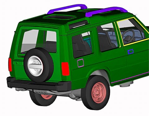 1;76 Oxford Diecast Land Rover Discovery 2