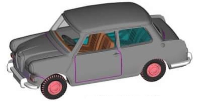 1;76 Oxford Diecast Riley Elf 1
