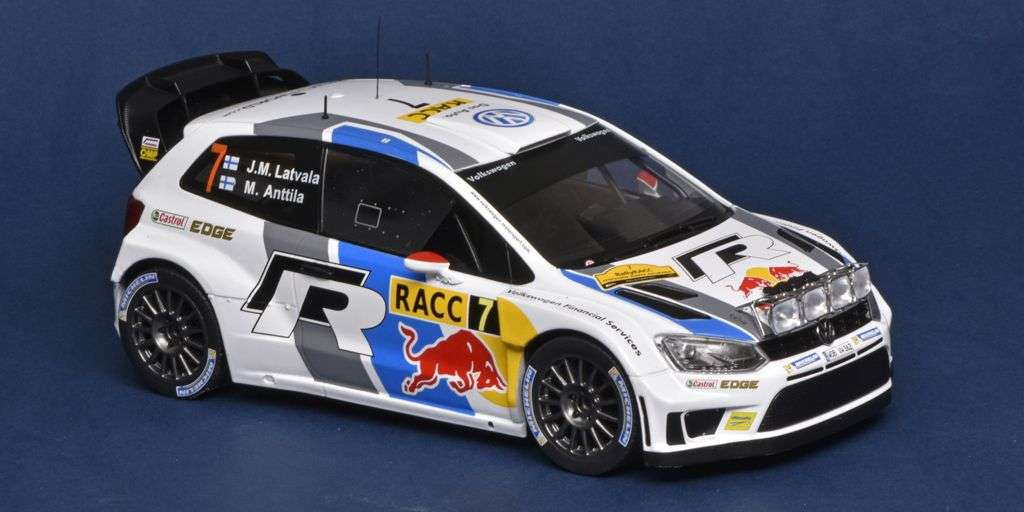 118 Ixo Volkswagen Polo R WRC Rally Catalunya 2013