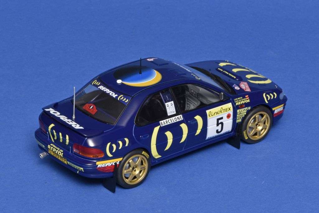 124 Ixo Subaru Impreza 555 rally 1995 hoog 124 Ixo Subaru Impreza 555 rally 1995 hoog