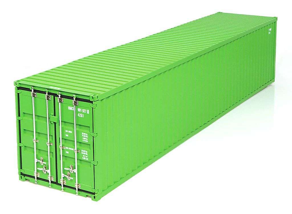 18NZG Oplegger set met 40ft container Europa Internationaal 3
