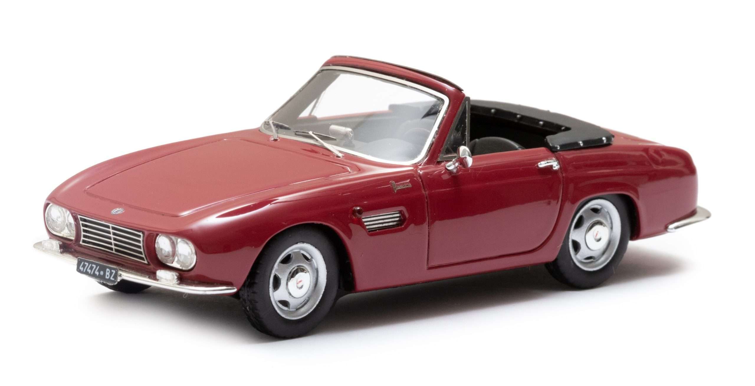 43Esval Osca1600GT cabrioletFissore top down1963 EMEU43009B 1 43Esval Osca1600GT cabrioletFissore top down1963 EMEU43009B 1