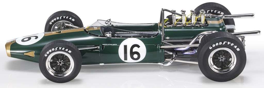 118 GP Replicas Brabham Repco BT19 1966 Dutch GP zijaanzicht 118 GP Replicas Brabham Repco BT19 1966 Dutch GP zijaanzicht