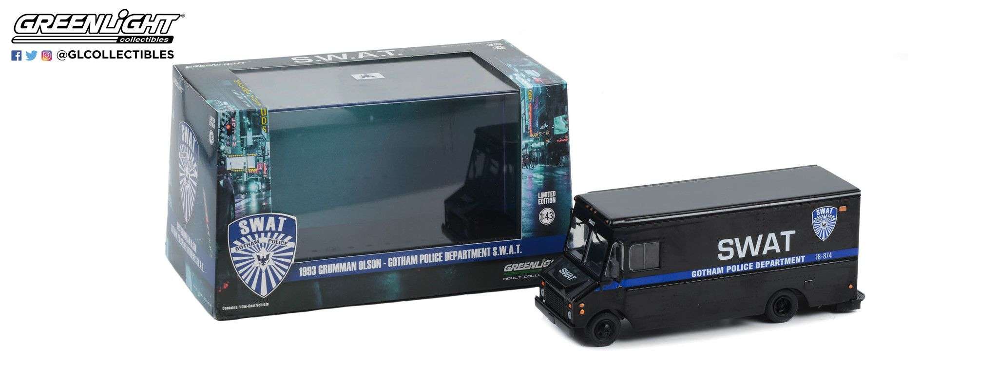 43Greenlight 86355 1993 Grumman Olson Gotham Police Department S.W.A.T. 2 43Greenlight 86355 1993 Grumman Olson Gotham Police Department S.W.A.T. 2