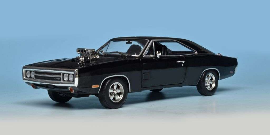 118 Greenlight Dodge Charger met supercharger 1970