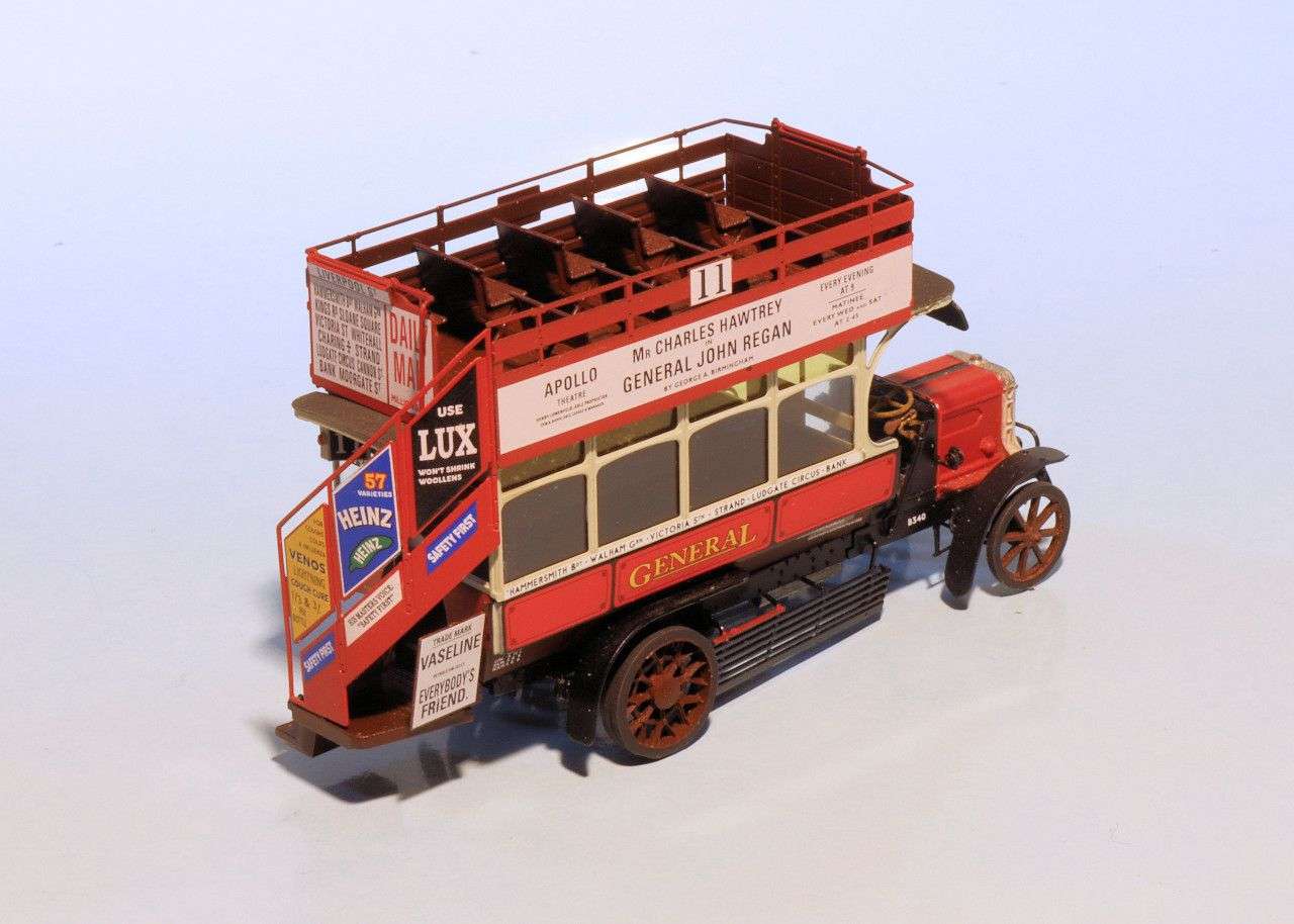 187 Artitec LGOC B type omnibus B 340 1910 achter 187 Artitec LGOC B type omnibus B 340 1910 achter