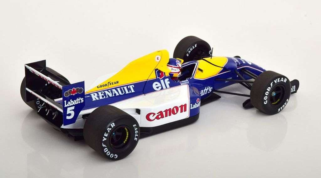 18minic Williams Renault FW14B 1992 Mansell wereldkampioen 2 18minic Williams Renault FW14B 1992 Mansell wereldkampioen 2