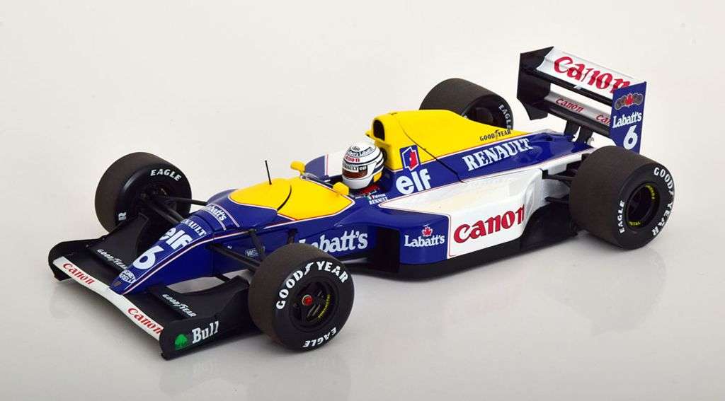 18minic Williams Renault FW14B 1992 Patrese 3 18minic Williams Renault FW14B 1992 Patrese 3
