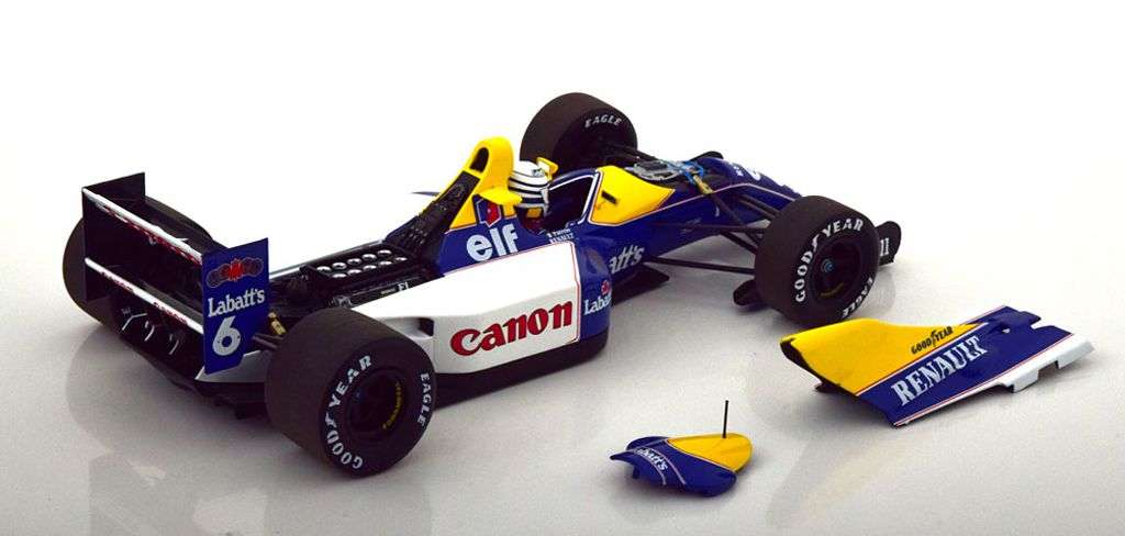 18minic Williams Renault FW14B 1992 Patrese 4 18minic Williams Renault FW14B 1992 Patrese 4