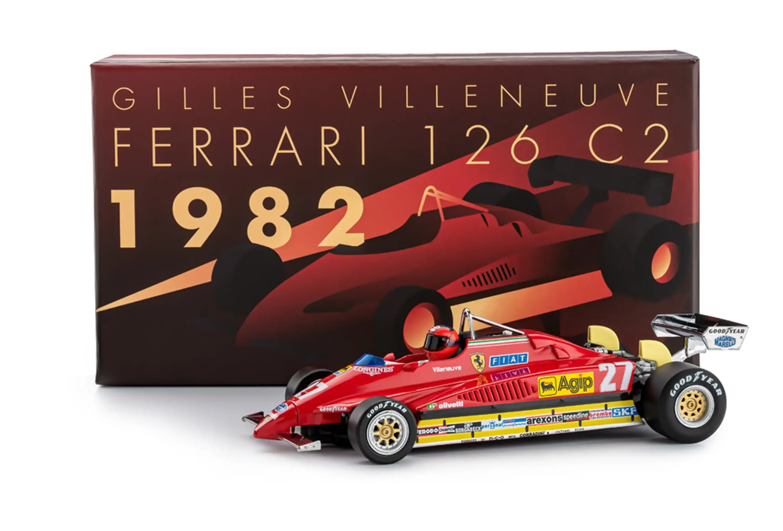 PCW01 Ferrari 126 C2 1982 Gilles Villeneuve 02 cofanetto PCW01 Ferrari 126 C2 1982 Gilles Villeneuve 02 cofanetto