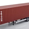 24solido drie as sige container oplegger Triton