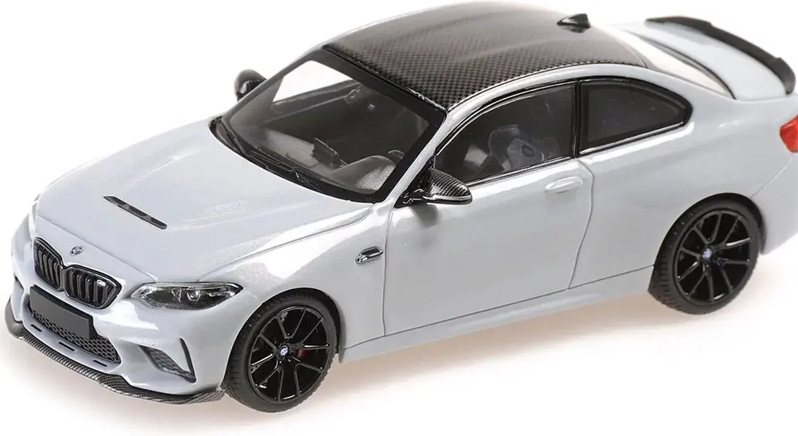 43Minichamps BMW M2 CS 2020 zilver 410021027 (1)