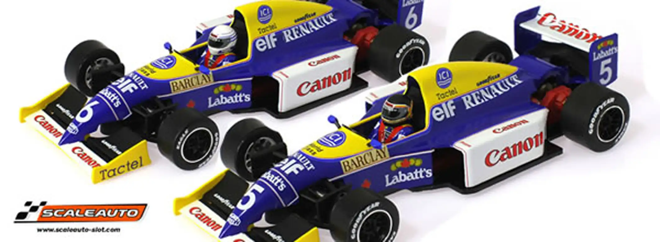 Scaleauto les deux Formula 90 97 Williams Renault Scaleauto les deux Formula 90 97 Williams Renault