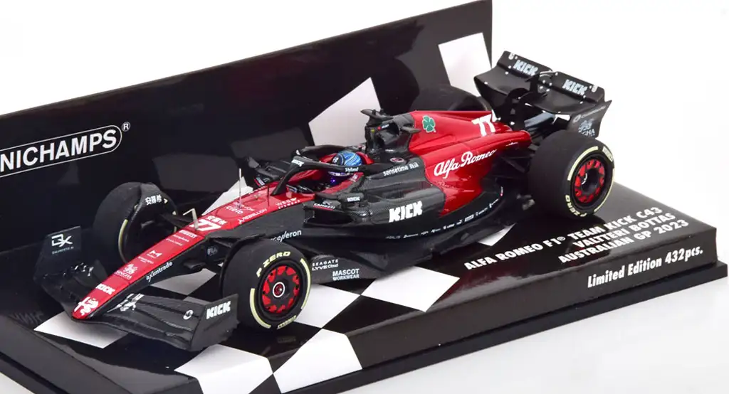 43minic Alfa Romeo C43 F1 2023 Bottas 1