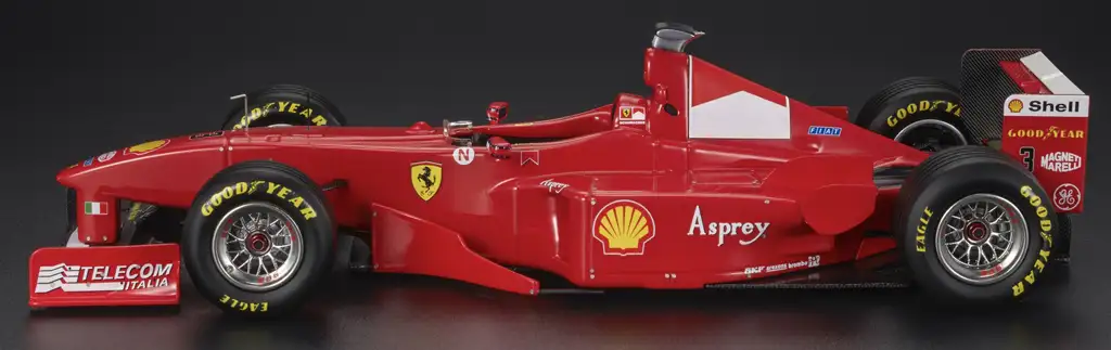 118 GP Replicas Ferrari F300 Schumacher (1998) opzij 118 GP Replicas Ferrari F300 Schumacher (1998) opzij