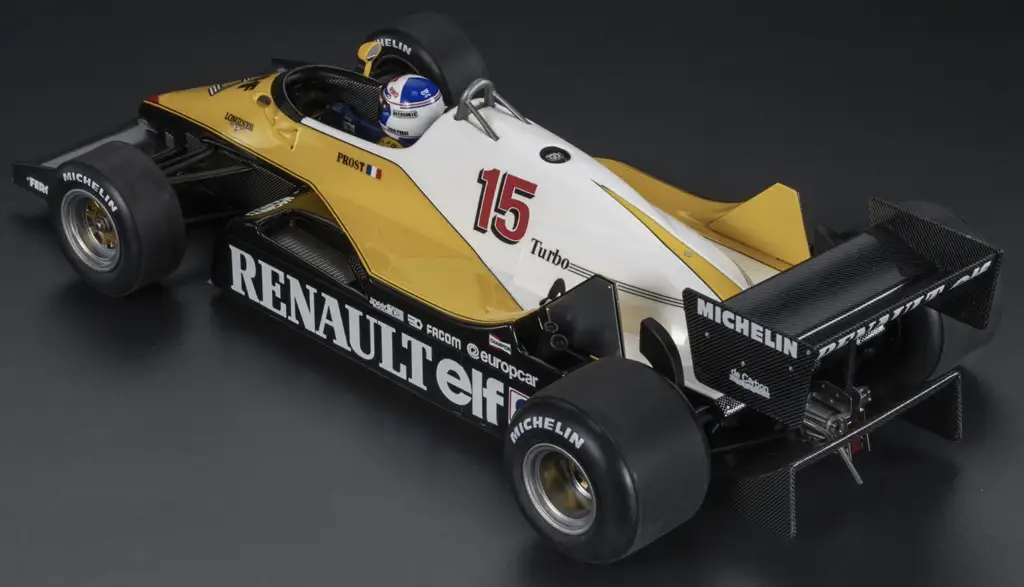 18GPreplicas Renault RE40 1983 Prost winnaar GP Fra 2 18GPreplicas Renault RE40 1983 Prost winnaar GP Fra 2