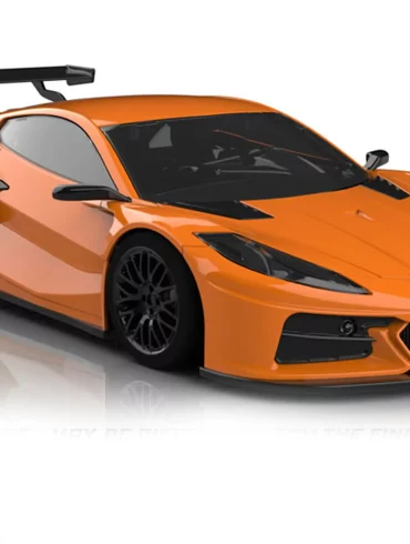 NSR CORVETTE C8.R TEST CAR ORANGE